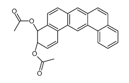 (3s,4s)-3,4-dihydrobenzo[m]tetraphene-3,4-diyl diacetate Structure