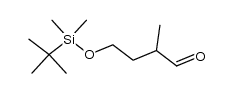 4-(tert-butyldimethylsilyloxy)-2-methylbutanal Structure