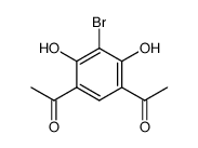 5'-acetyl-3'-bromo-2',4'-dihydroxyacetophenone Structure