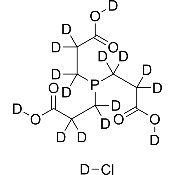 TCEP-d16 hydrochloride结构式