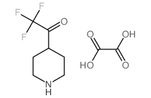 2,2,2-trifluoro-1-(piperidin-4-yl)ethanone oxalate structure