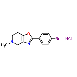 2-(4-Bromophenyl)-5-methyl-4,5,6,7-tetrahydro[1,3]oxazolo[4,5-c]pyridine hydrochloride (1:1)结构式