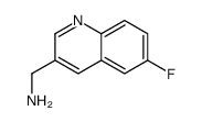 (6-fluoroquinolin-3-yl)methanamine结构式