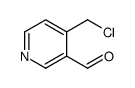 4-(chloromethyl)pyridine-3-carbaldehyde结构式