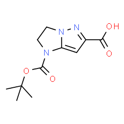 1-(tert-Butoxycarbonyl)-2,3-dihydro-1H-imidazo[1,2-b]pyrazole-6-carboxylic acid图片