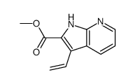 1H-Pyrrolo[2,3-b]pyridine-2-carboxylic acid, 3-ethenyl-, Methyl ester structure