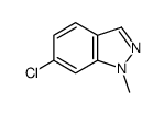 6-氯-1-甲基-1H-吲唑结构式