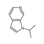 1-isopropyl-1H-pyrrolo[2,3-c]pyridine结构式