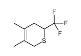 4,5-dimethyl-2-(trifluoromethyl)-3,6-dihydro-2H-thiopyran结构式