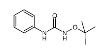 1-(tert-butoxy)-3-phenylurea结构式