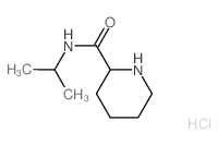 N-Isopropyl-2-piperidinecarboxamide hydrochloride结构式