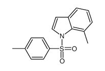 7-methyl-1-(4-methylphenyl)sulfonylindole结构式