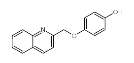 4-(2-Quinolinylmethoxy)phenol Structure