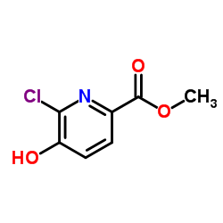 Methyl6-chloro-5-hydroxypicolinate Structure