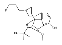 N-(3-fluoropropyl)-N-nordiprenorphine Structure