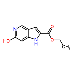 Ethyl 6-oxo-5,6-dihydro-1H-pyrrolo[3,2-c]pyridine-2-carboxylate结构式