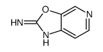 恶唑并[5,4-c]吡啶-2-胺结构式