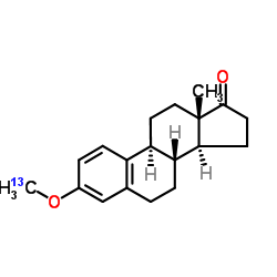 3-[(13C,2H3)Methyloxy]estra-1,3,5(10)-trien-17-one结构式