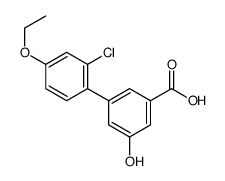 3-(2-chloro-4-ethoxyphenyl)-5-hydroxybenzoic acid结构式