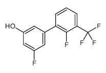 3-fluoro-5-[2-fluoro-3-(trifluoromethyl)phenyl]phenol结构式