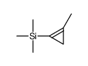 trimethyl-(2-methylcyclopropen-1-yl)silane结构式