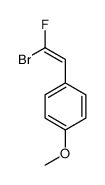 1-(2-bromo-2-fluoroethenyl)-4-methoxybenzene Structure