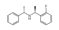 (αS,1'S)-N-(1-Phenylethyl)-2-fluoro-α-methylphenylmethylamine结构式