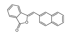 3-(naphthalen-2-ylmethylidene)-2-benzofuran-1-one结构式