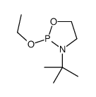 3-tert-butyl-2-ethoxy-1,3,2-oxazaphospholidine结构式