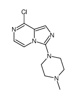 8-chloro-3-(4-methylpiperazin-1-yl)imidazo[1,5-a]pyrazine结构式