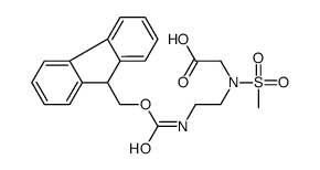 Glycine, N-[2-[[(9H-fluoren-9-ylmethoxy)carbonyl]amino]ethyl]-N-(Methylsulfonyl)- picture