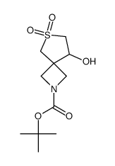 叔-丁基8-羟基-6-硫杂-2-氮杂螺[3.4] 辛烷-2-羧酸6,6-二氧化物结构式