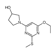 1-(6-Ethoxy-2-Methylsulfanyl-pyrimidin-4-yl)-pyrrolidin-3-ol Structure