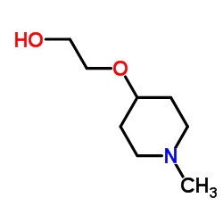 2-[(1-Methyl-4-piperidinyl)oxy]ethanol Structure