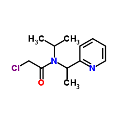 2-Chloro-N-isopropyl-N-[1-(2-pyridinyl)ethyl]acetamide结构式