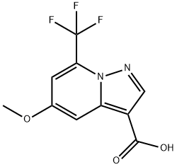 5-methoxy-7-(trifluoromethyl)pyrazolo[1,5-a]pyridine-3-carboxylic acid图片