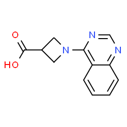 1-(Quinazolin-4-yl)azetidine-3-carboxylic acid Structure