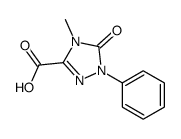4-methyl-5-oxo-1-phenyl-1,2,4-triazole-3-carboxylic acid Structure