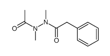 N,N'-dimethyl-N-acetyl-N'-phenylacetylhydrazine结构式