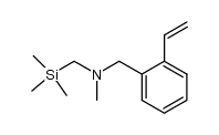 N-methyl-N-[(trimethylsilyl)methyl]-2-vinylbenzylamine结构式