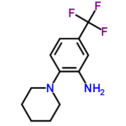 2-piperidino-5-(trifluoromethyl)aniline Structure