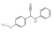 Benzeneacetonitrile, 4-methoxy-α-(phenylamino)- picture