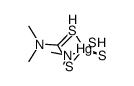 Mercuric dimethyl dithiocarbamate结构式