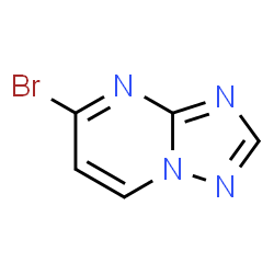 5-溴-[1,2,4]三唑并[1,5-A]嘧啶结构式