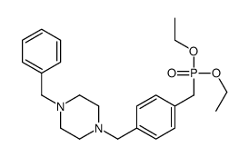 diethyl benzylpiperazinomethylbenzylphosphonate Structure