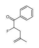 4-Penten-1-one, 2-fluoro-4-methyl-1-phenyl- (9CI) Structure