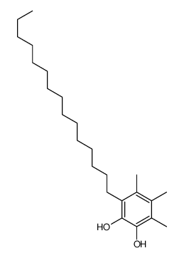 4,5,6-trimethyl-3-pentadecylcatechol结构式