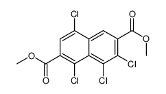 dimethyl 1,4,7,8-tetrachloronaphthalene-2,6-dicarboxylate Structure