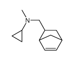 N-(5-bicyclo[2.2.1]hept-2-enylmethyl)-N-methylcyclopropanamine结构式