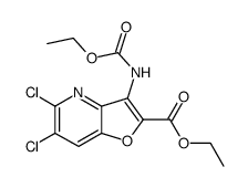 ethyl 5,6-dichloro-3-((ethoxycarbonyl)amino)furo[3,2-b]pyridine-2-carboxylate图片